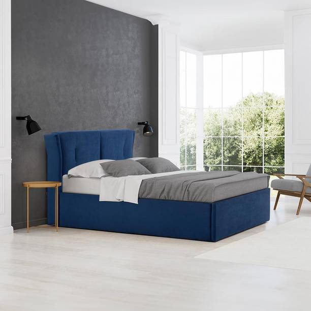 Wakefit Kepler Solid Wood Queen Box Bed