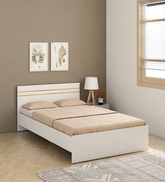 A GLOBIA CREATIONS Kane Engineered Wood Double Bed