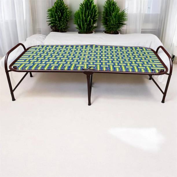WAQNA Premium 2.5 & 5 FEET Metal Single Bed ,Folding bed,khatiya, Metal Single Bed