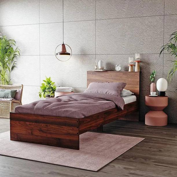 Wakefit Taurus Engineered Wood Single Bed, 209 cm x 96 cm (6.86 ft x 3.15 ft)