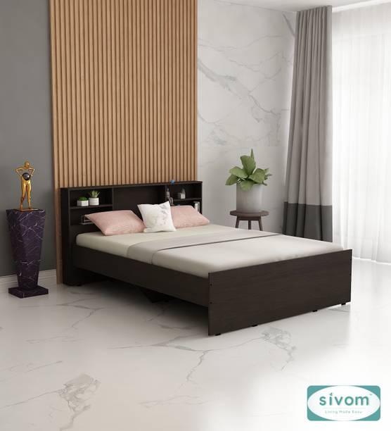 TOUCHWOOD Engineered Wood Queen NA Bed