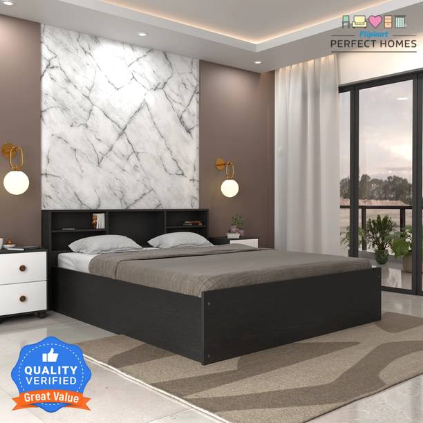 Flipkart Perfect Homes Opus Engineered Wood Queen Bed