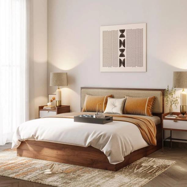 Wakefit TAURUS Engineered Wood King Box Bed, 209.7 cm x 187.4 cm (6.88 ft x 6.15 ft)