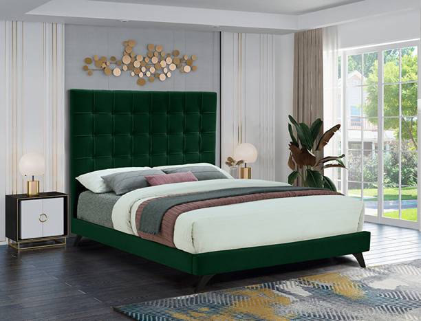 LEATHERON Charm Solid Wood King Bed