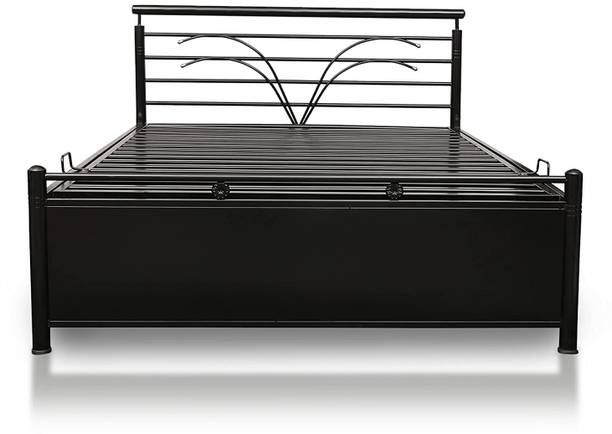 Zkazaa Furniture Metal Queen Hydraulic Bed