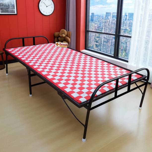PS PARVESH SMART Metal Single Bed, 191 cm x 92 cm (6.27 ft x 3.02 ft)