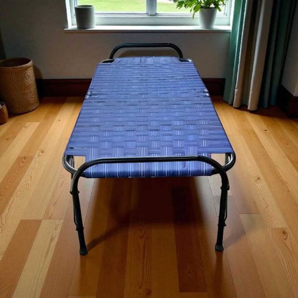BCF Bamboo Carft Metal Single Bed, 90 cm x 180 cm (2.95 ft x 5.91 ft)