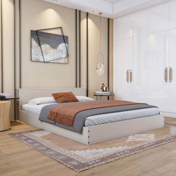 Wakefit Cosmo Engineered Wood Queen Bed, 209 cm x 156.9 cm (6.86 ft x 5.15 ft)