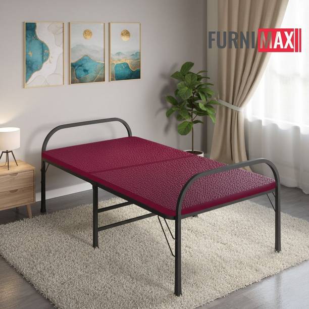 FURNIMAX Metal Single Bed