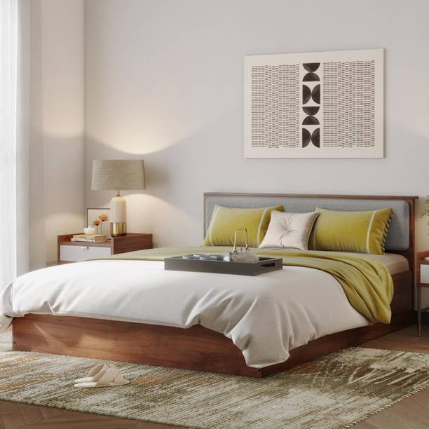 Wakefit Taurus Engineered Wood Queen Box Bed