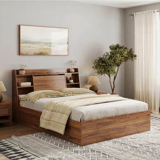 Wakefit Venus Engineered Wood Queen Box Bed, 223 cm x 160 cm (7.32 ft x 5.25 ft)