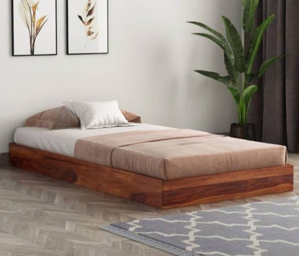 BHWOOD Sheesham wood single size bed Solid Wood Single Bed