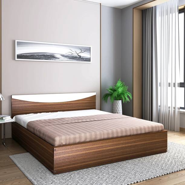 Flipkart Perfect Homes Carol Engineered Wood King Bed, 203.5 cm x 190 cm (6.68 ft x 6.23 ft)