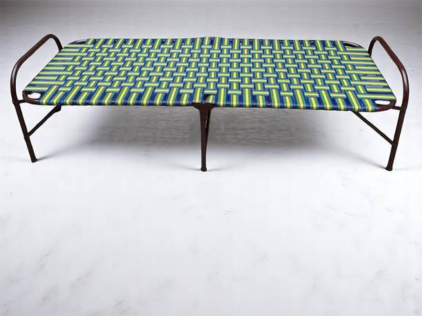 FAUJ Premium 2.5(×)6 FEET Metal Single Bed Special Size ,COT BED FOR DAILLY USE Metal Single Bed