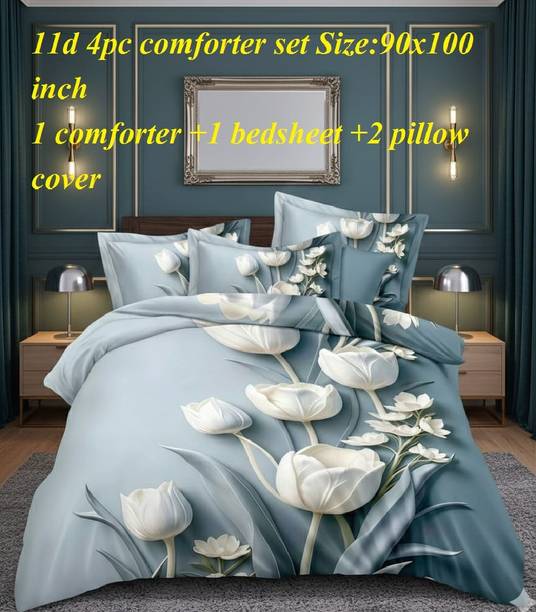 Laying Style Polycotton Double King Sized Bedding Set