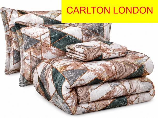 CARLTON LONDON Cotton Double King Sized Bedding Set