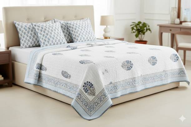 Saish Homes Cotton Double Sized Bedding Set
