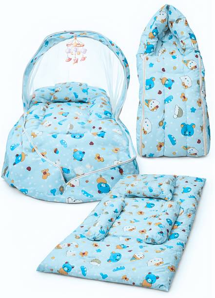 First Vision Cotton Baby Bed Sized Bedding Set