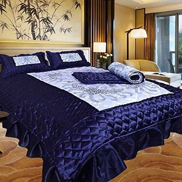 URBAN HAAT Satin Queen Sized Bedding Set