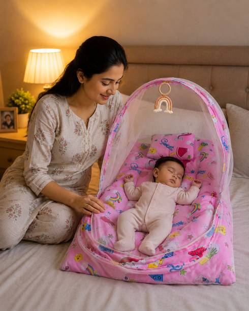 First Vision Cotton Baby Bed Sized Bedding Set