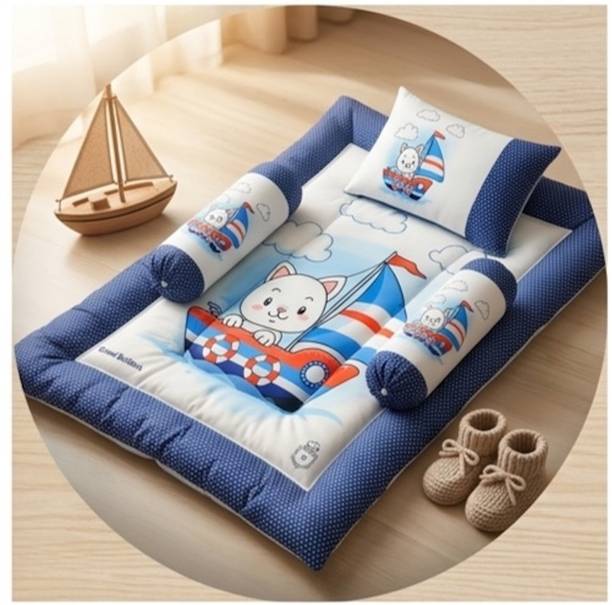 Softnest Cotton Baby Bed Sized Bedding Set