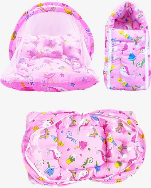 First Vision Cotton Baby Bed Sized Bedding Set