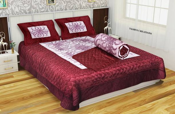 URBAN HAAT Satin King Sized Bedding Set