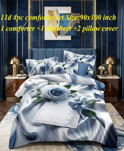 Laying Style Polycotton Double King Sized Bedding Set