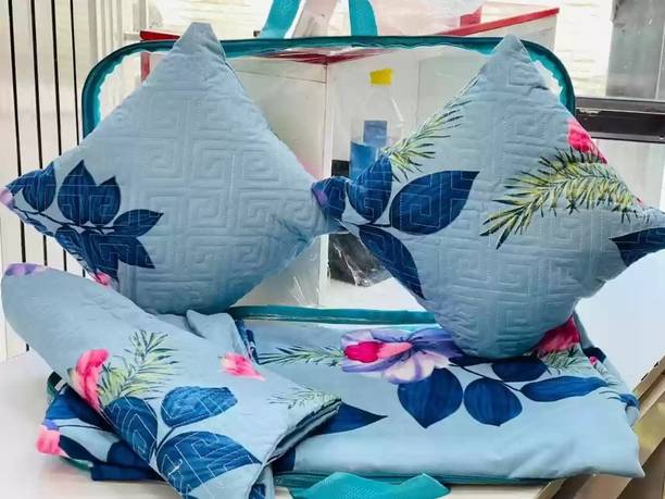 achyuta creation Polycotton Queen Sized Bedding Set