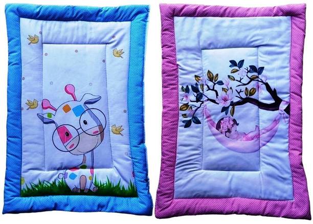 varni impex Cotton King Sized Bedding Set