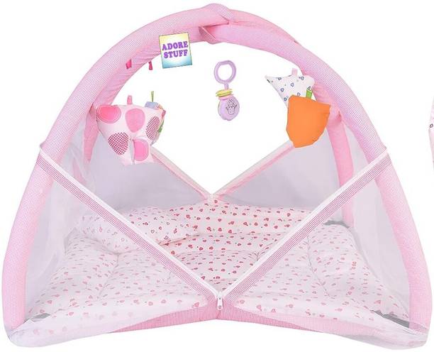BABY KINGDOM Cotton Baby Bed Sized Bedding Set