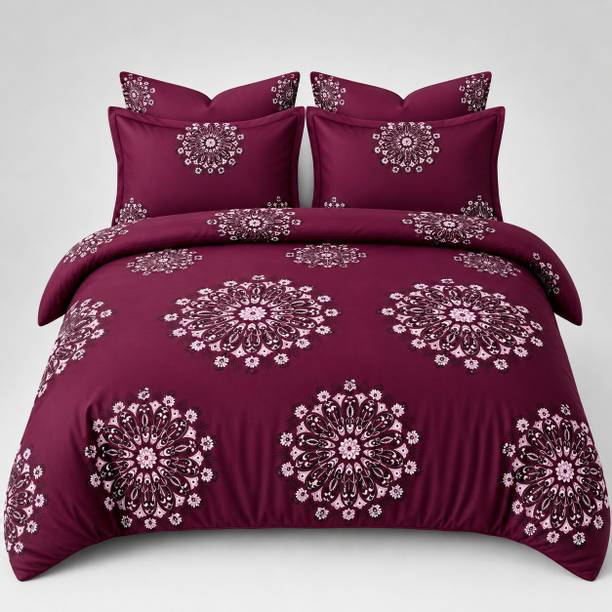 KIB KRISHNA INDUSTRIES BHARAT Polycotton Double Sized Bedding Set