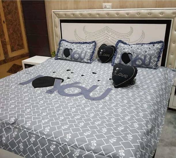 SHEYMOIL Cotton Double King Sized Bedding Set