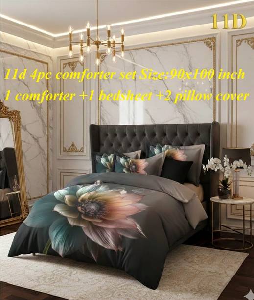 Laying Style Polycotton Double King Sized Bedding Set