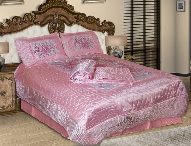 URBAN HAAT Satin Queen Sized Bedding Set
