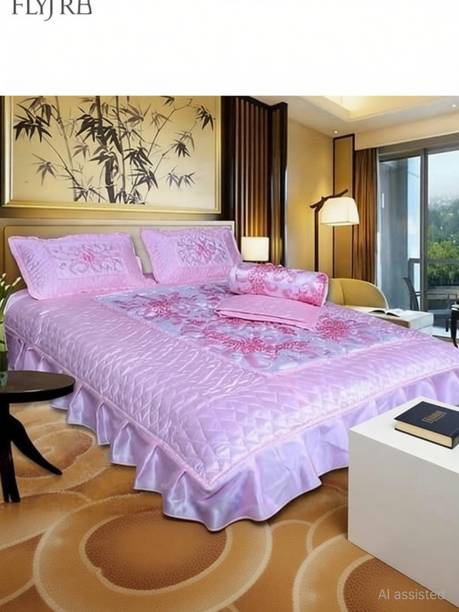 Flyrra Satin Double King Sized Bedding Set