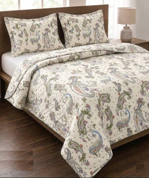 homkart Cotton Double King Sized Bedding Set