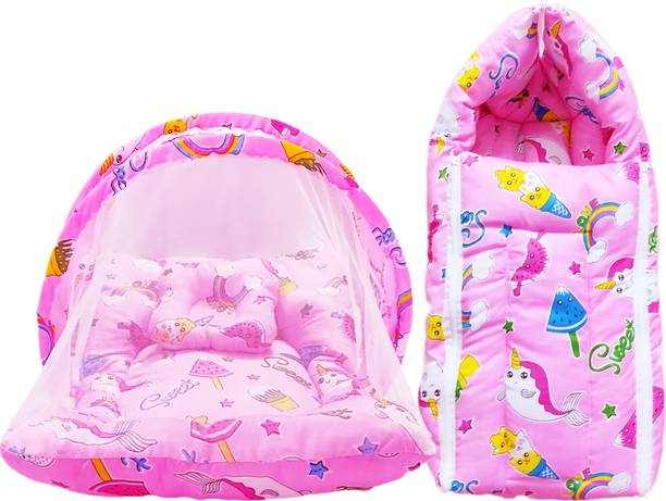 First Vision Polycotton Baby Bed Sized Bedding Set