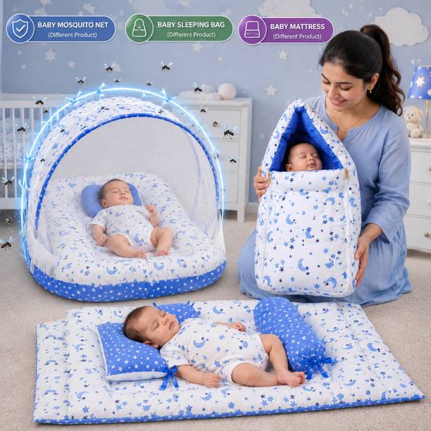 First Vision Cotton Baby Bed Sized Bedding Set