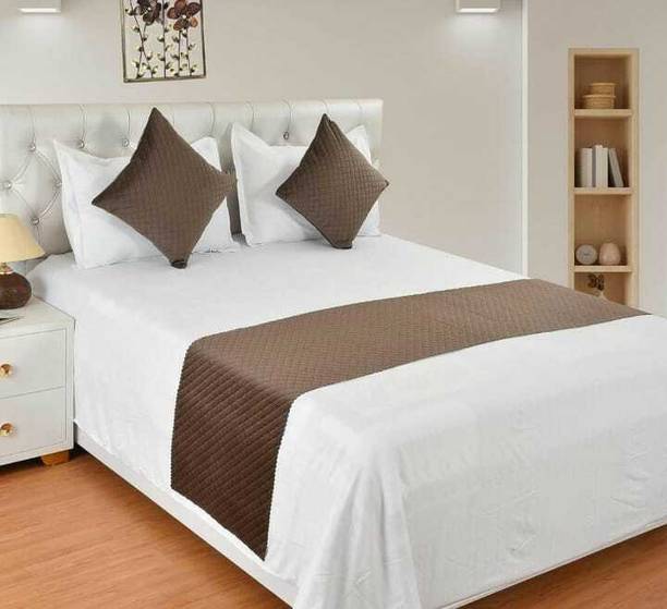VISHAL TRADER Velvet Queen Sized Bedding Set