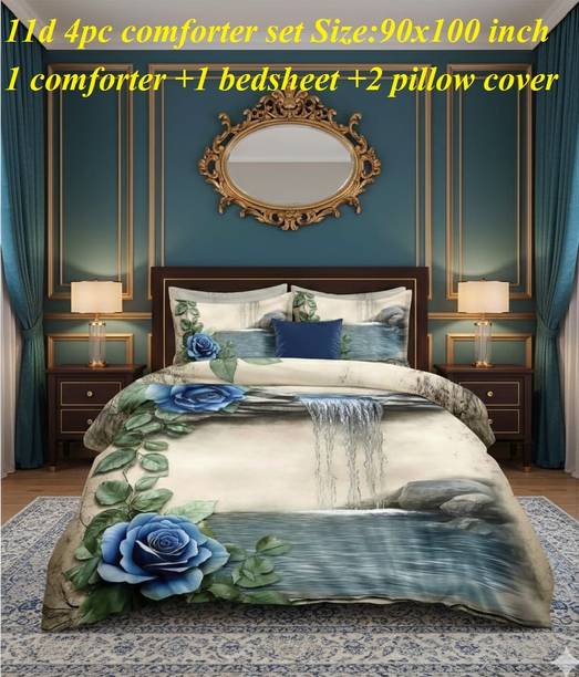Laying Style Polycotton Double King Sized Bedding Set