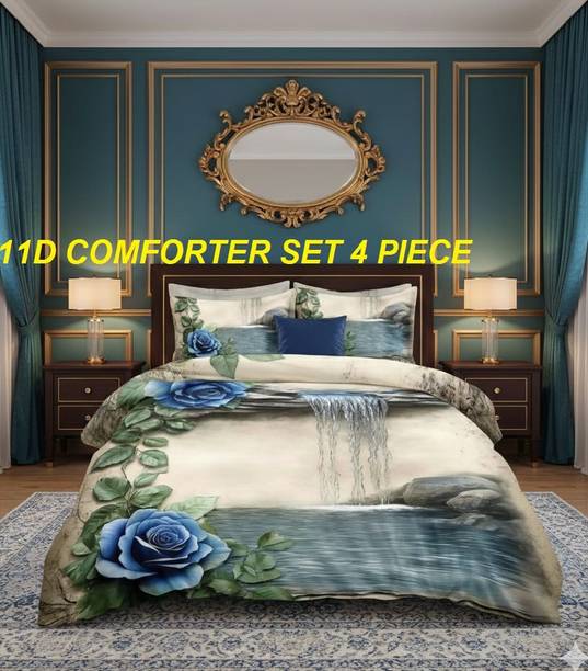 Linemates Polycotton Double King Sized Bedding Set