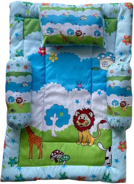 AKH ENTERPRISE Jungle Bedding set Baby Godadi/Gadda/Gaddi/Badding Set With Neck Pillow Jungle Bedding set
