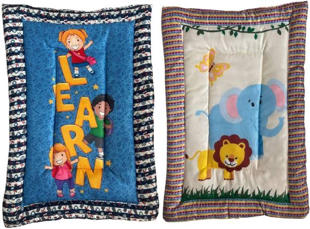 Tiny Tycoon New Born Baby Bed Mattress |Godari | Sleeping |Cradle Bed | Crib Sheet set of 2