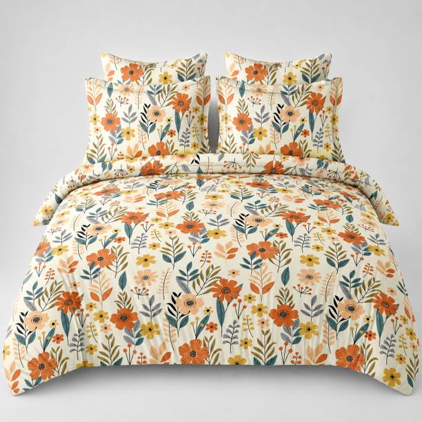 KIB KRISHNA INDUSTRIES BHARAT Polycotton Double Sized Bedding Set