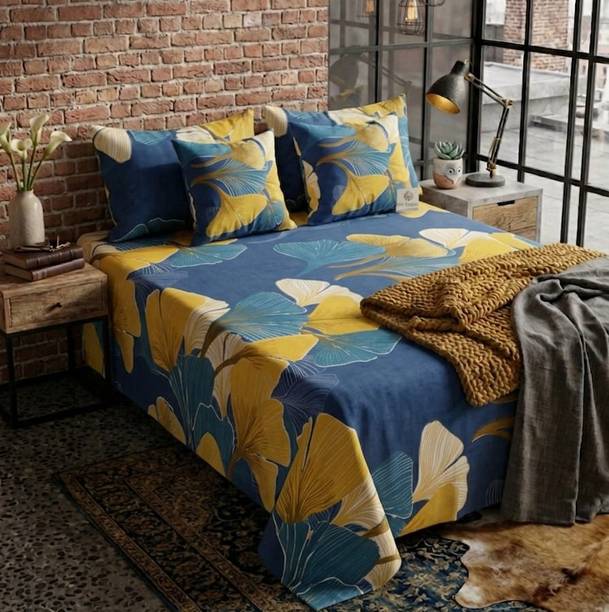 goangel Cotton Double King Sized Bedding Set