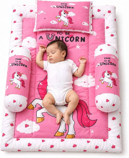 FOBIXEN Cotton Baby Bed Sized Bedding Set