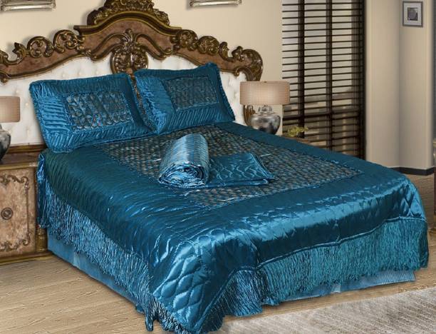 URBAN HAAT Satin Queen Sized Bedding Set