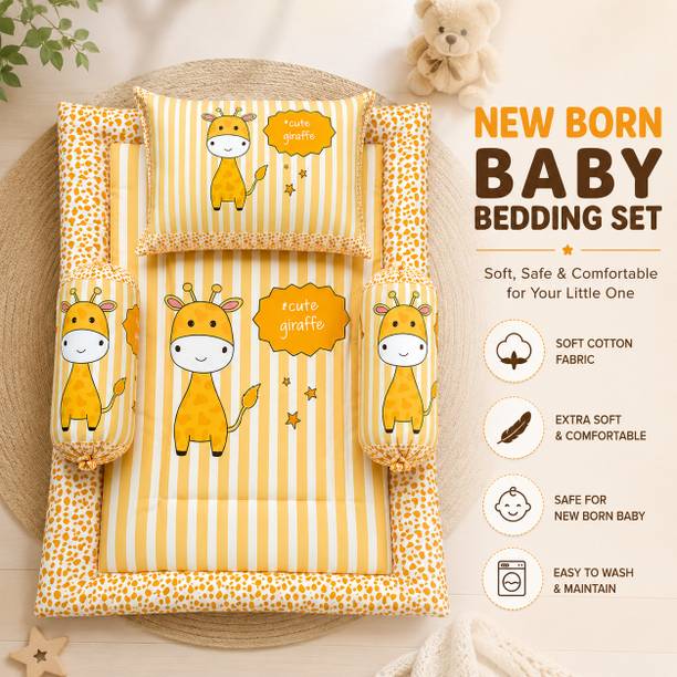 BABY RUMPES Cotton Baby Bed Sized Bedding Set