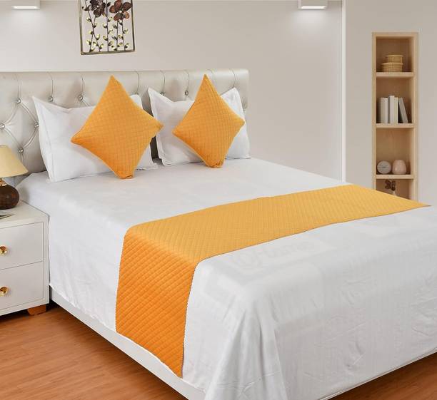 TUNDWAL'S Velvet King Sized Bedding Set